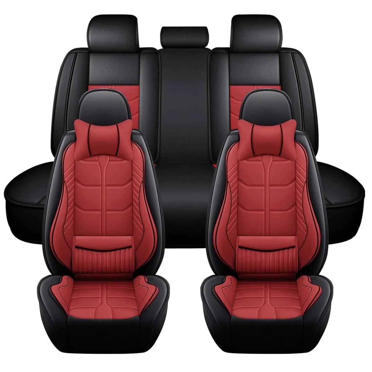 Full Set Leather Car Seat Covers for Toyota RAV4 (5-Seater)