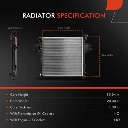 Cooling Radiator for Jeep Liberty 2007