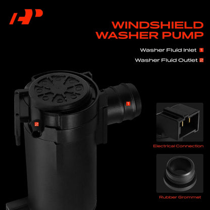 Front Washer Pump with Rubber Grommet for Sentra (1982–1994)