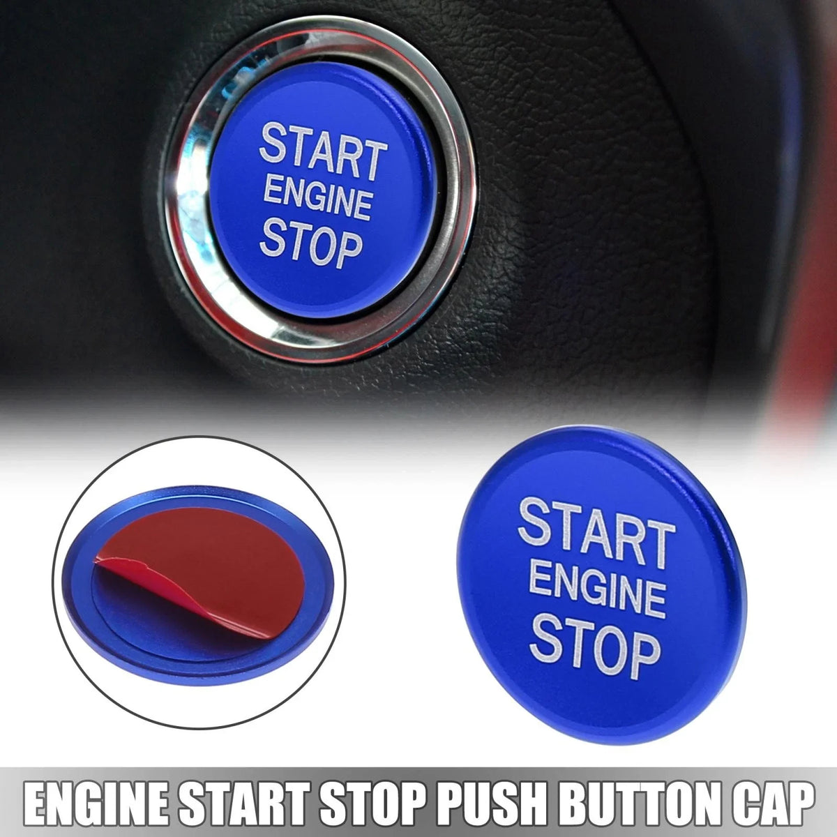 1Pcs Engine Start Stop Push Button Cover Cap for Audi A4L A6L Q5 A5 A7 (2010–2023)