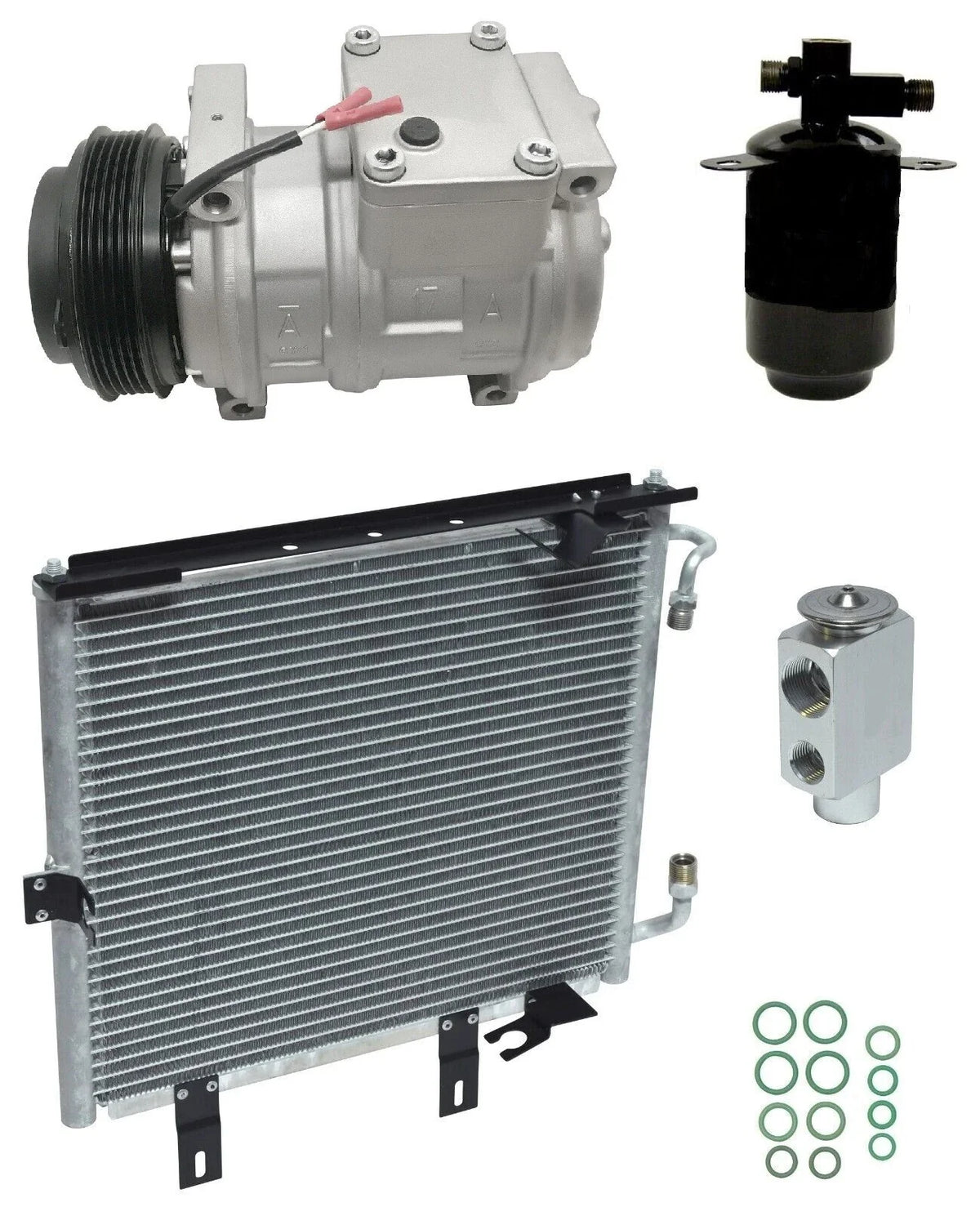 AC Compressor Kit With Condenser for BMW 325iS 2.5L (1989–1991)