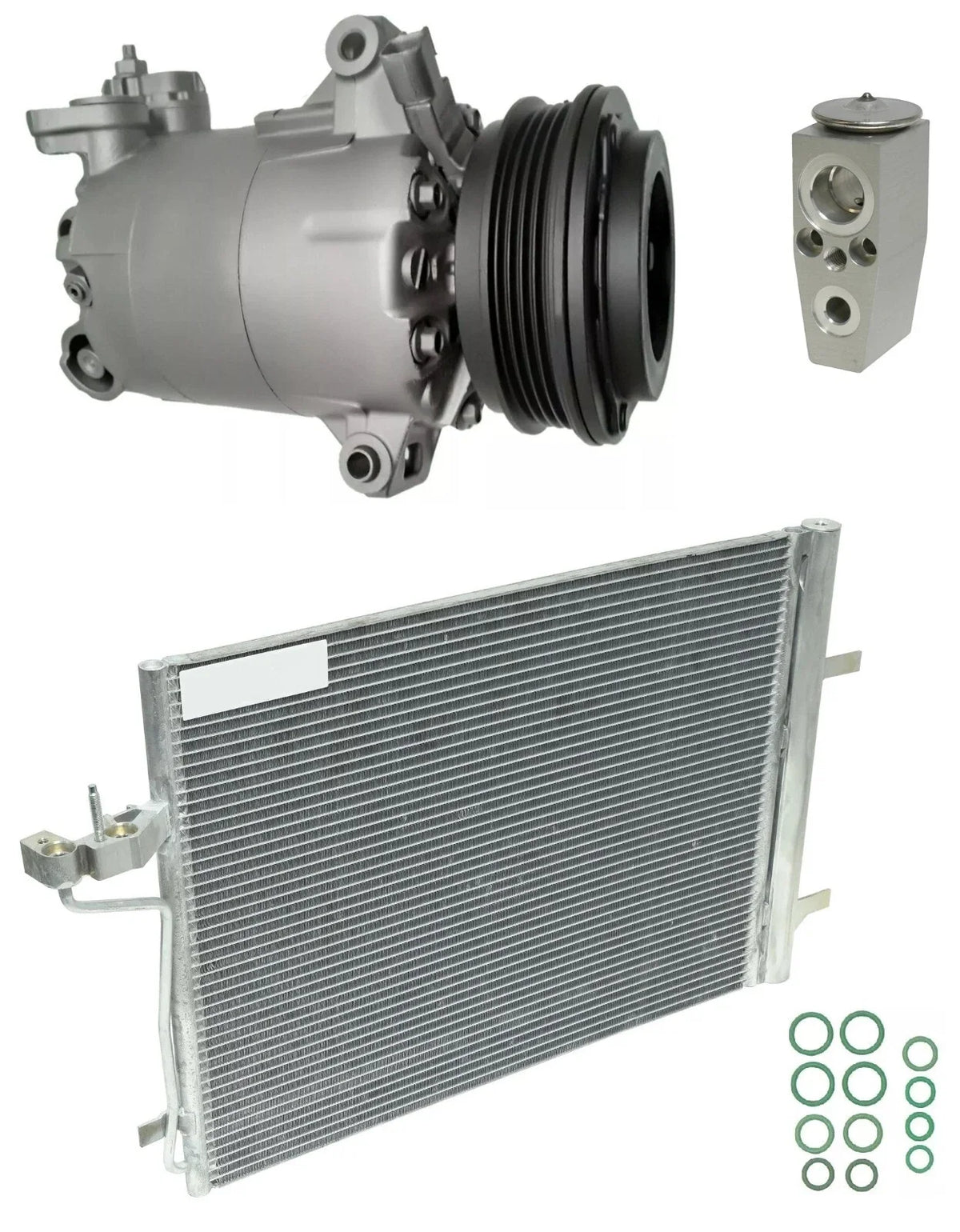 AC Compressor Kit with Condenser for Ford Escape 2.5L (2017–2018)