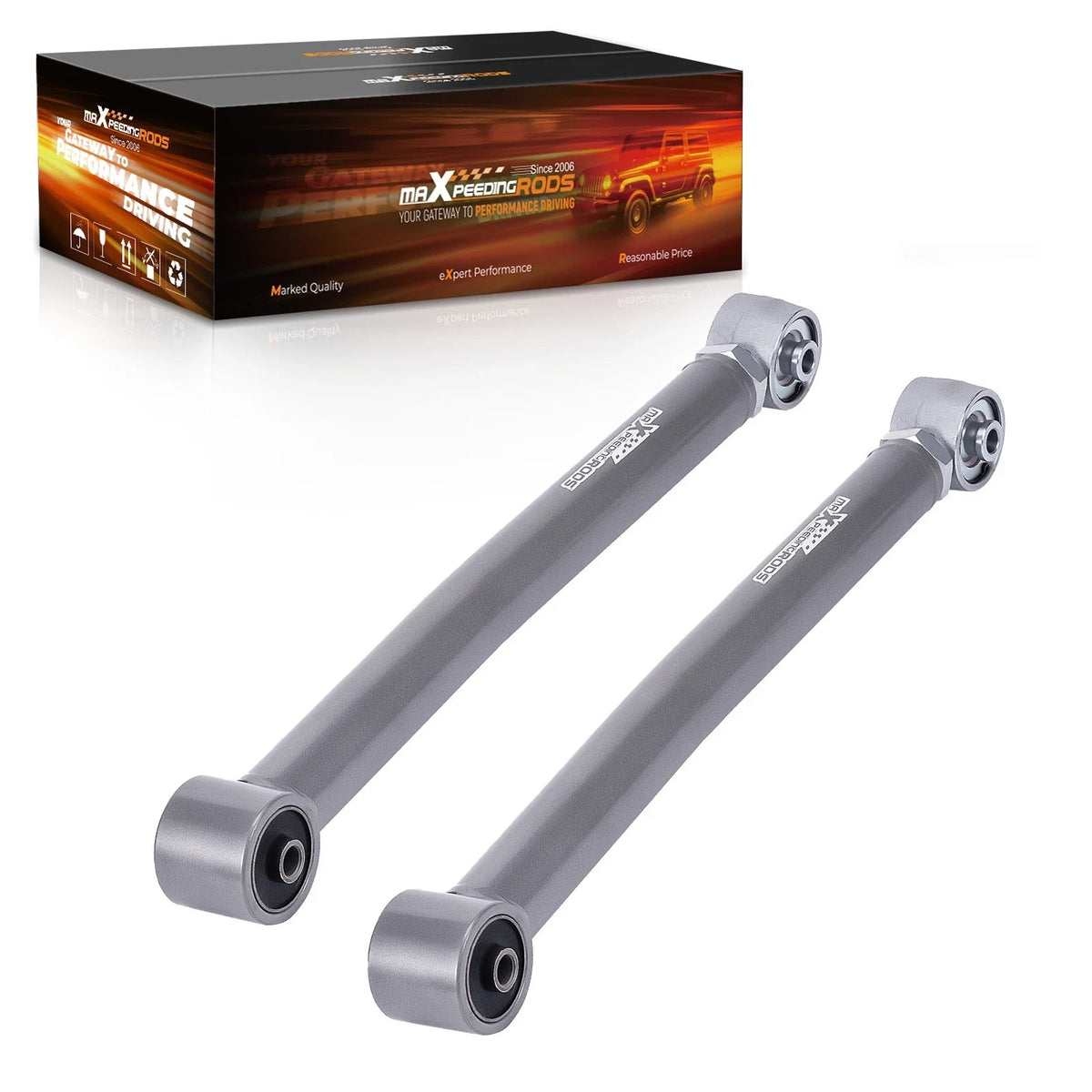 Adjustable Front Lower Control Arms for Jeep Wrangler JK (2007–2018)