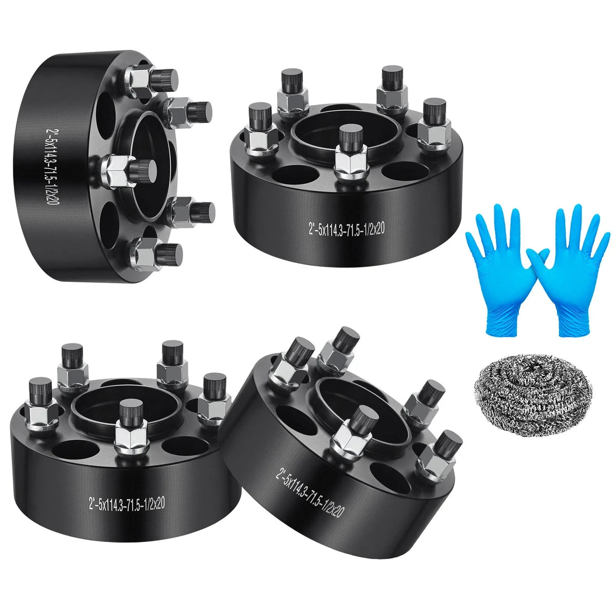 2" Hubcentric 5x4.5 Wheel Spacers for 1986–1992 Jeep Comanche (1/2"x20)