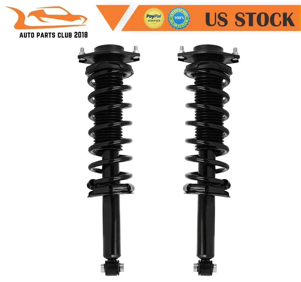 Pair of Rear Coil Spring Assemblies and Struts for 2014-2016 Subaru Forester