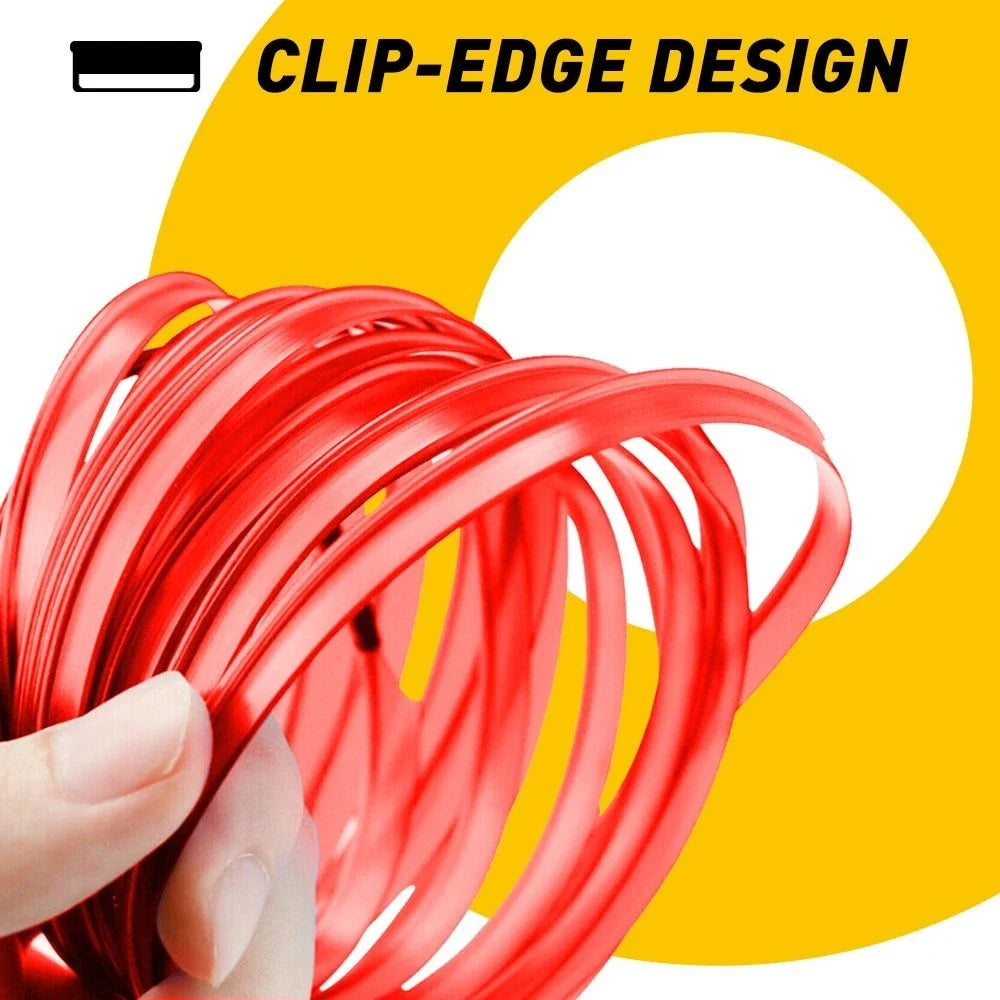 Car Interior 5m Red LED Strip Light (Universal Application)