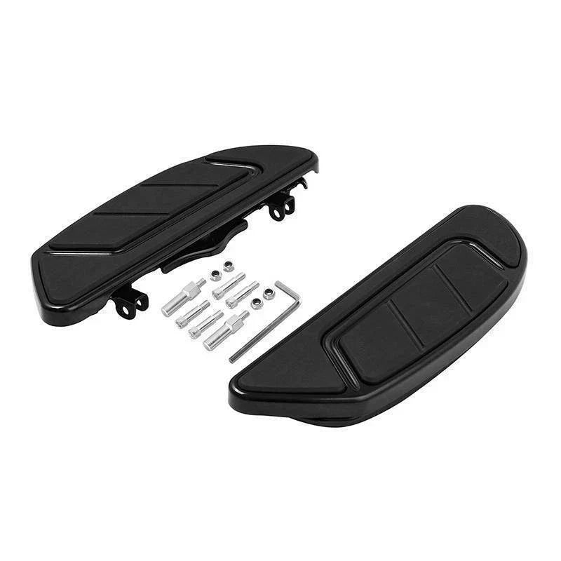 Footboards Black for Harley Touring 1986-2024 - Driver & Passenger Set