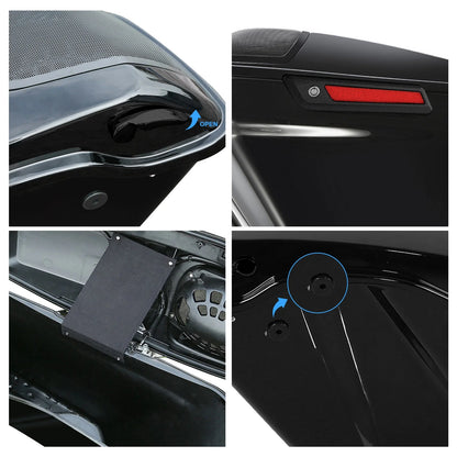 4" Stretched Saddlebags Bracket for Harley Softail (1984–2017)