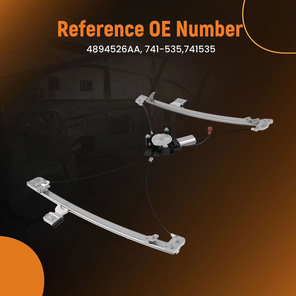 Front Right Electric Window Regulator for Dodge Caravan (2004–2007) 4894526AA