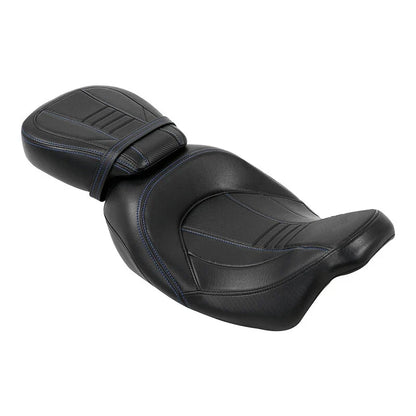 Black Driver Passenger Seat for Harley CVO Street Electra Glide (2009–2023)