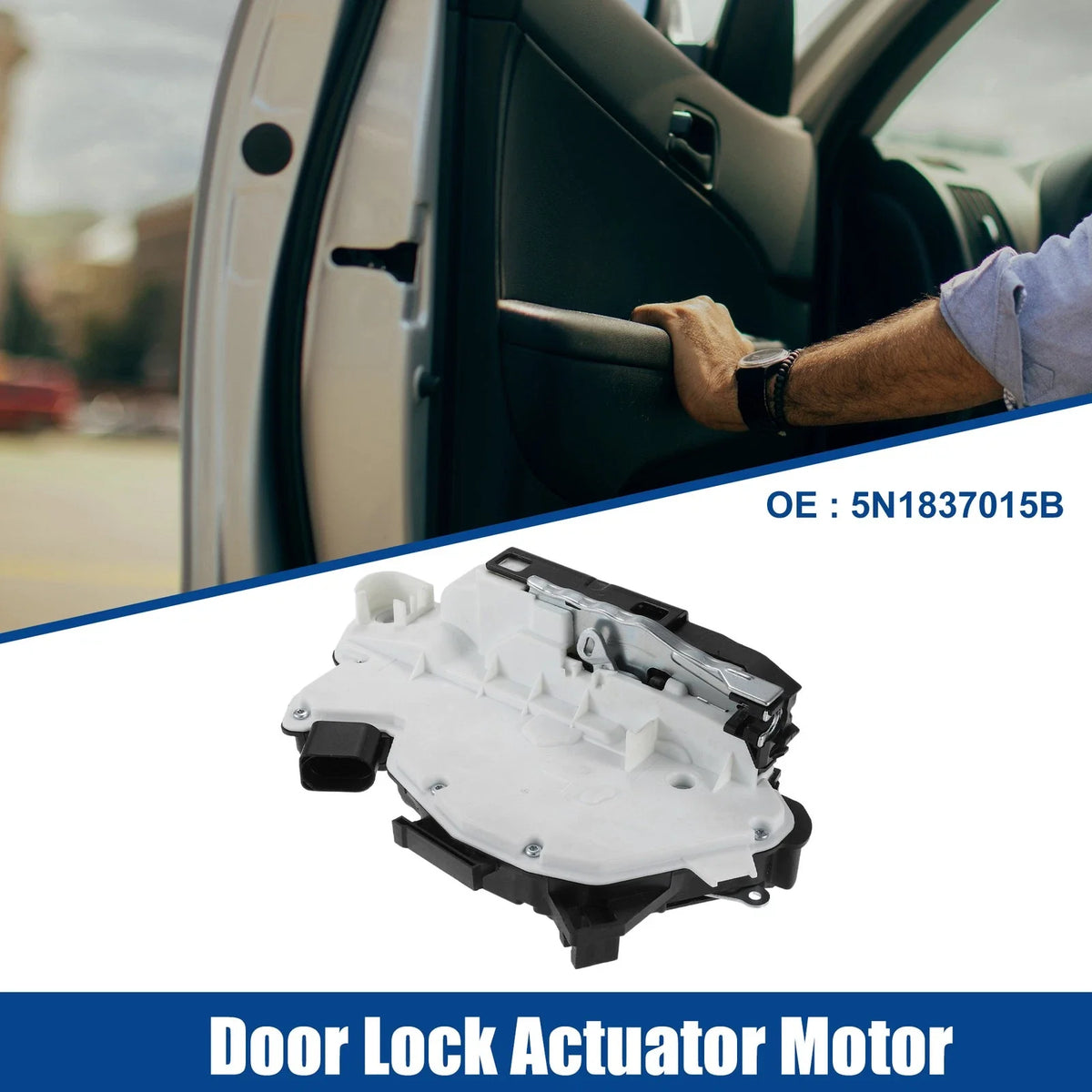 Front Left Door Lock Actuator Motor for Volkswagen Tiguan (2012–2015) 703820974499