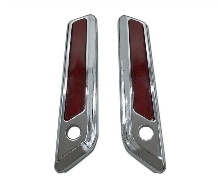 Hardware Covers for One Touch Saddlebag Latch Lids, Harley Touring 2014–2018