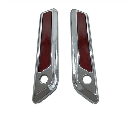 Hardware Covers for One Touch Saddlebag Latch Lids, Harley Touring 2014–2018