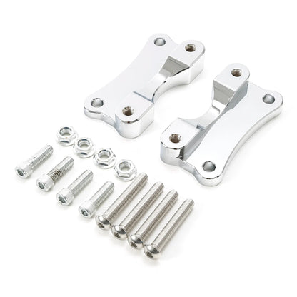 Chrome Spacer Mount Bracket for Front Fender on Harley Street Glide 2014-2023