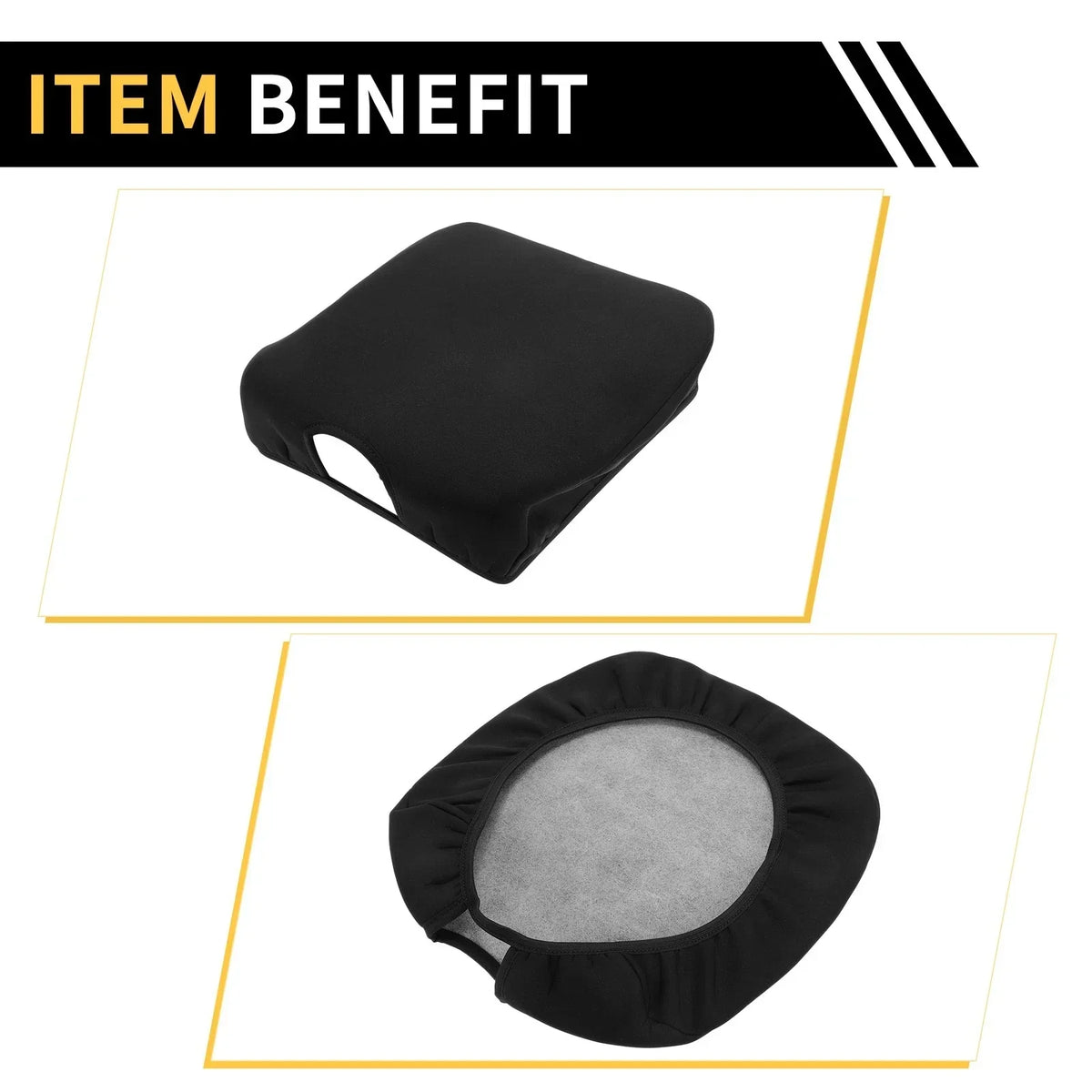 Center Console Lid Cover - Microfiber Leather for Dodge Ram 2010-2023