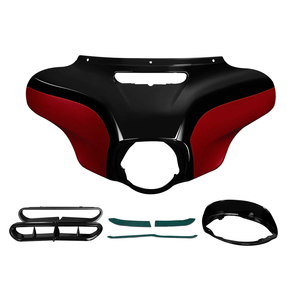 Inner Outer Fairing for Harley Electra Tri Glide (2014–2023) Billiard Red/Vivid Black