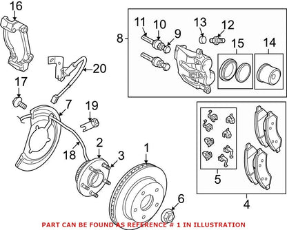 Front Disc Brake Rotor for RAM (52010080AI)
