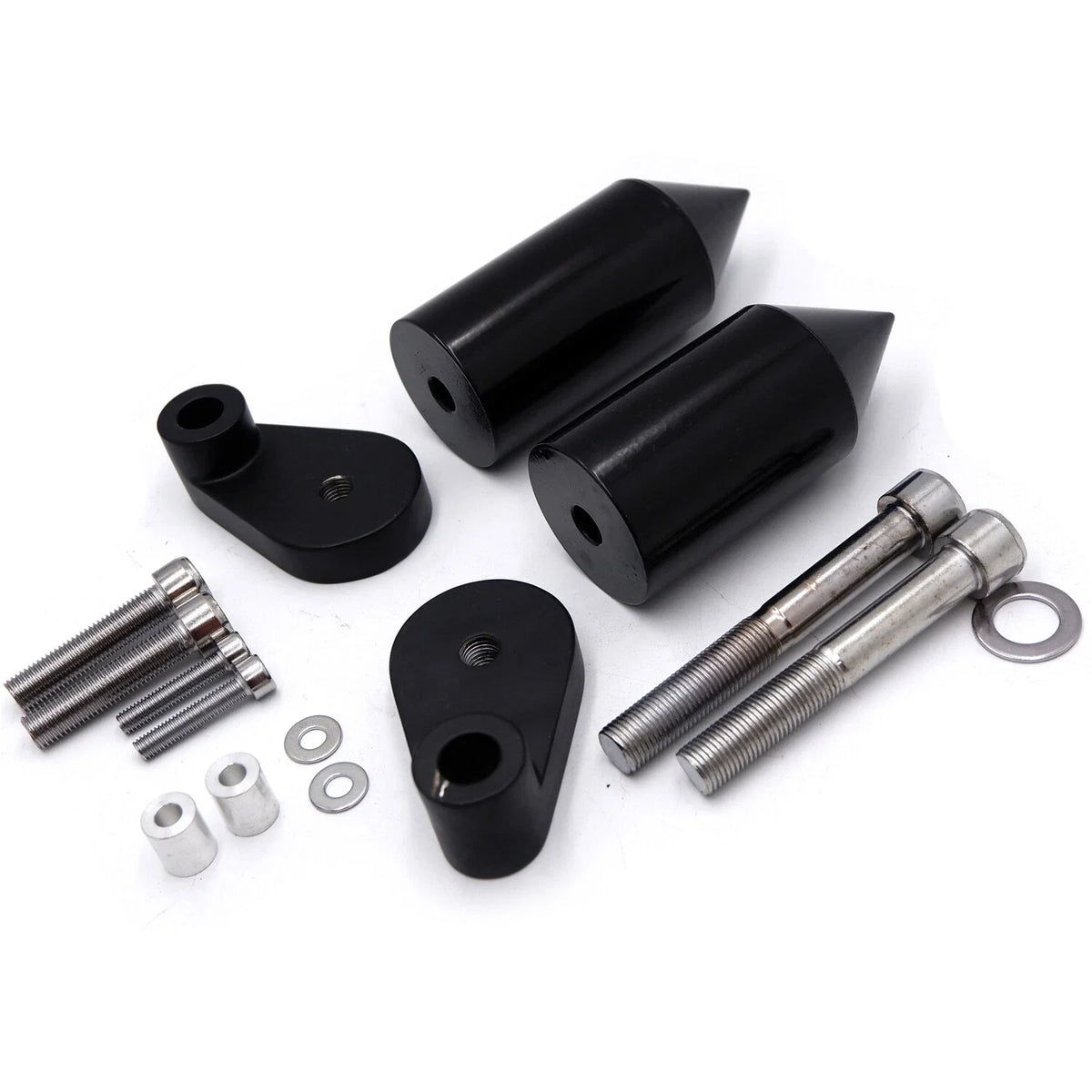 Black Spike Frame Slider for Honda CBR1000RR (2006–2020)