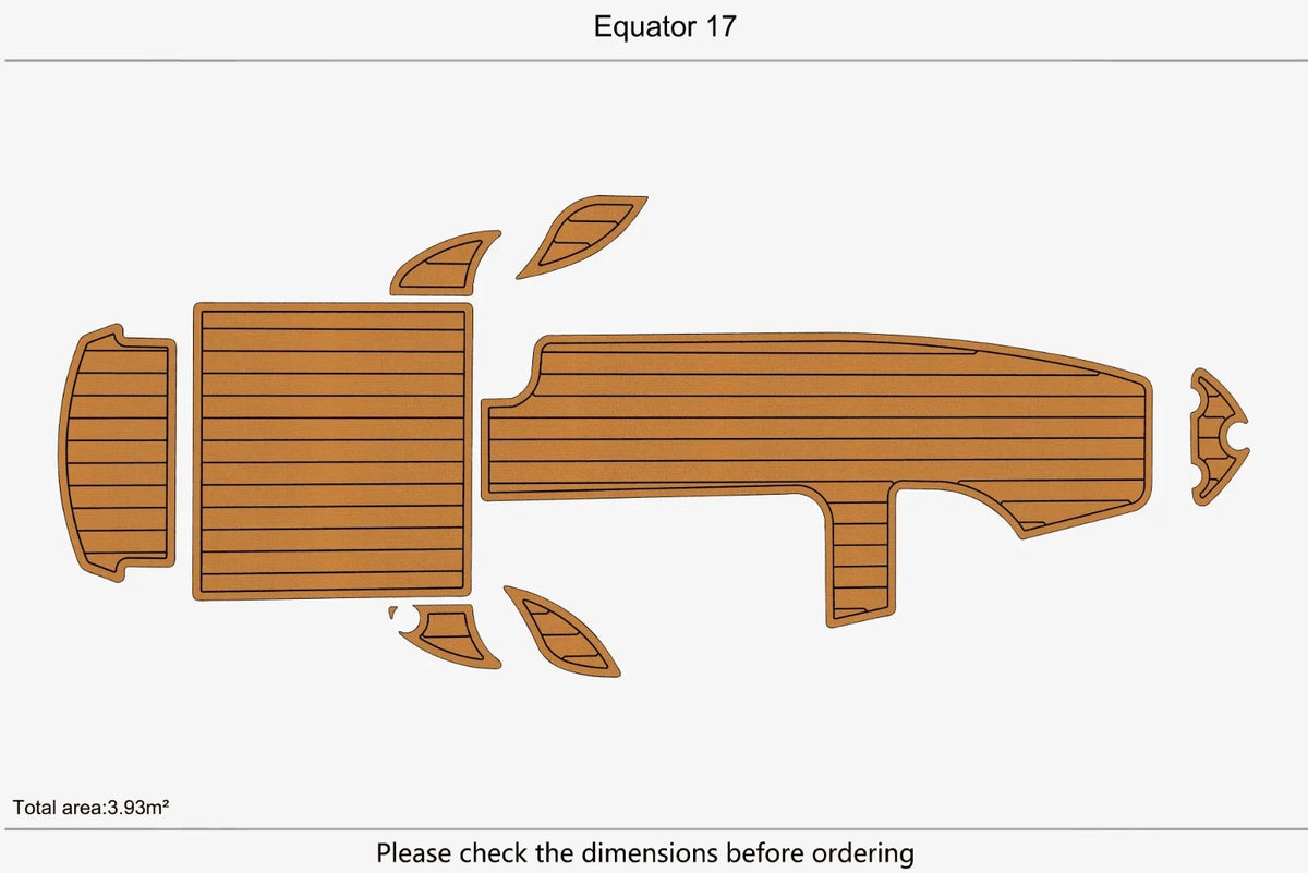 EVA Foam Pad for Equator 17 Cockpit Swim Platform