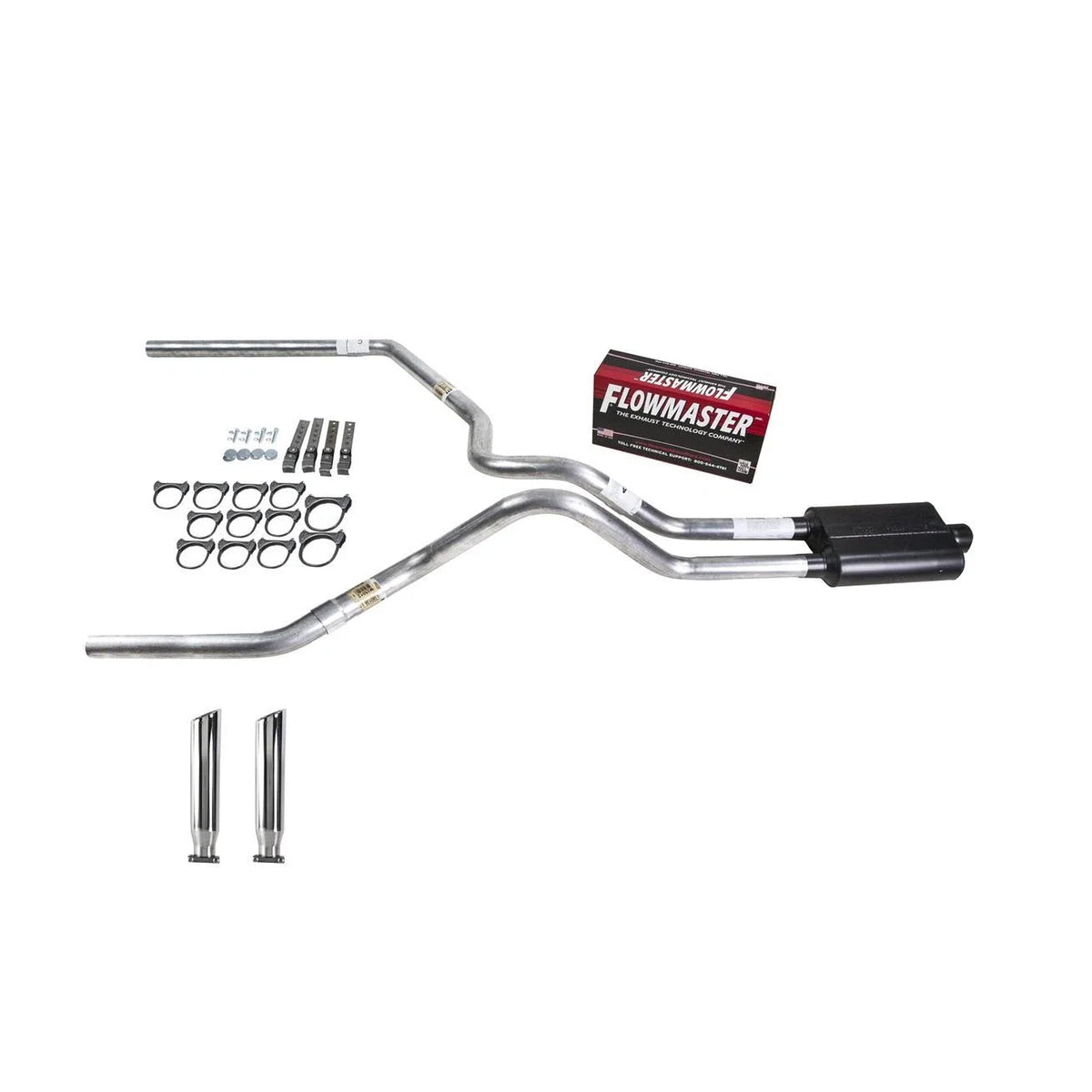 Dual Exhaust Pipe for Tundra (2000–2007) - Flowmaster Super 44, 2.5"