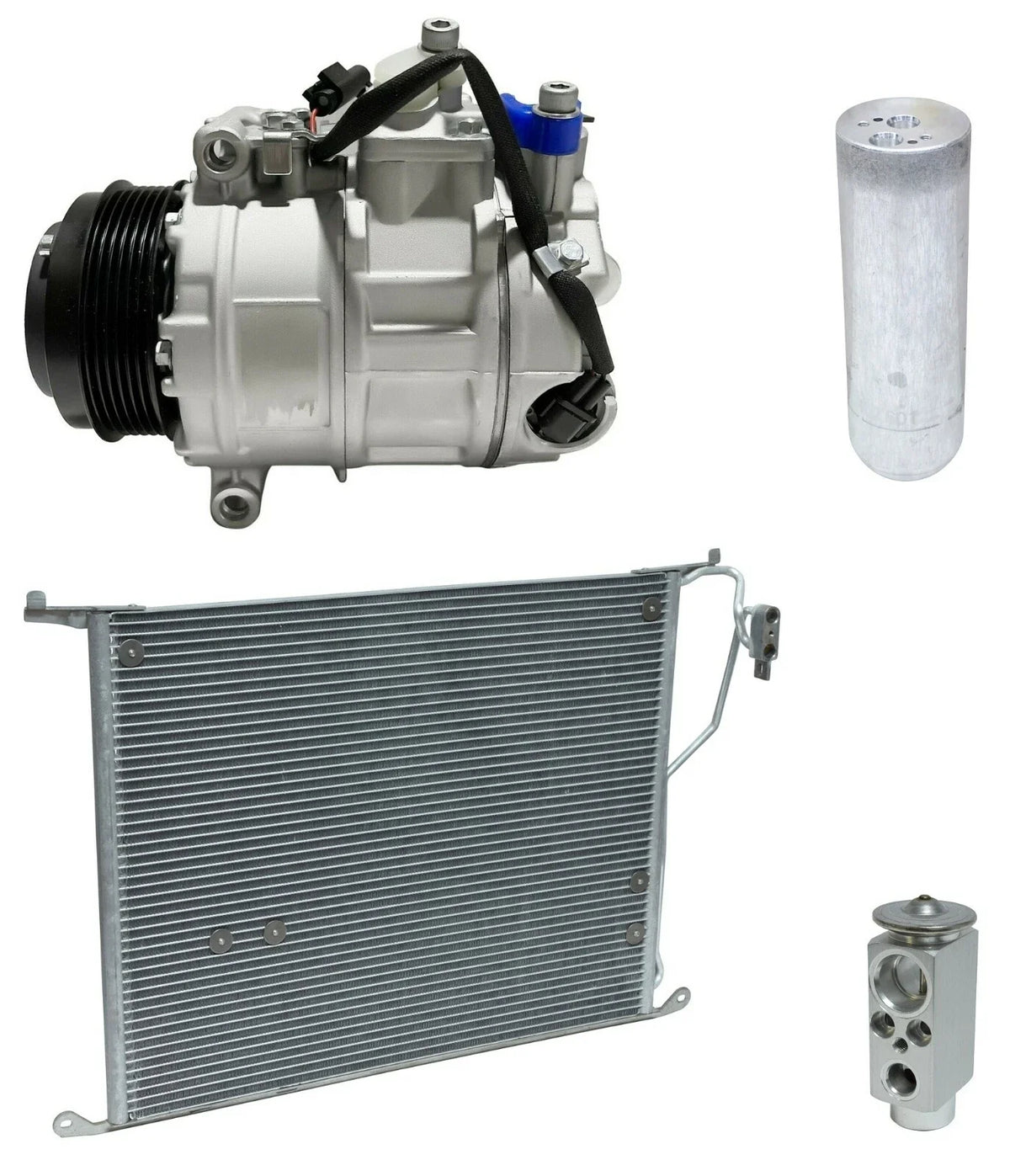 A C Compressor Kit With Condenser for Mercedes CL500 (2006–2006)
