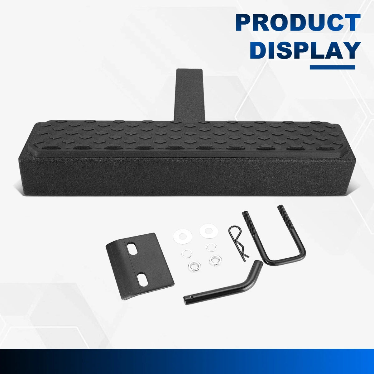 2" Hitch Receiver Rear Bumper Step Bar Guard for Universal (2018–2023)
