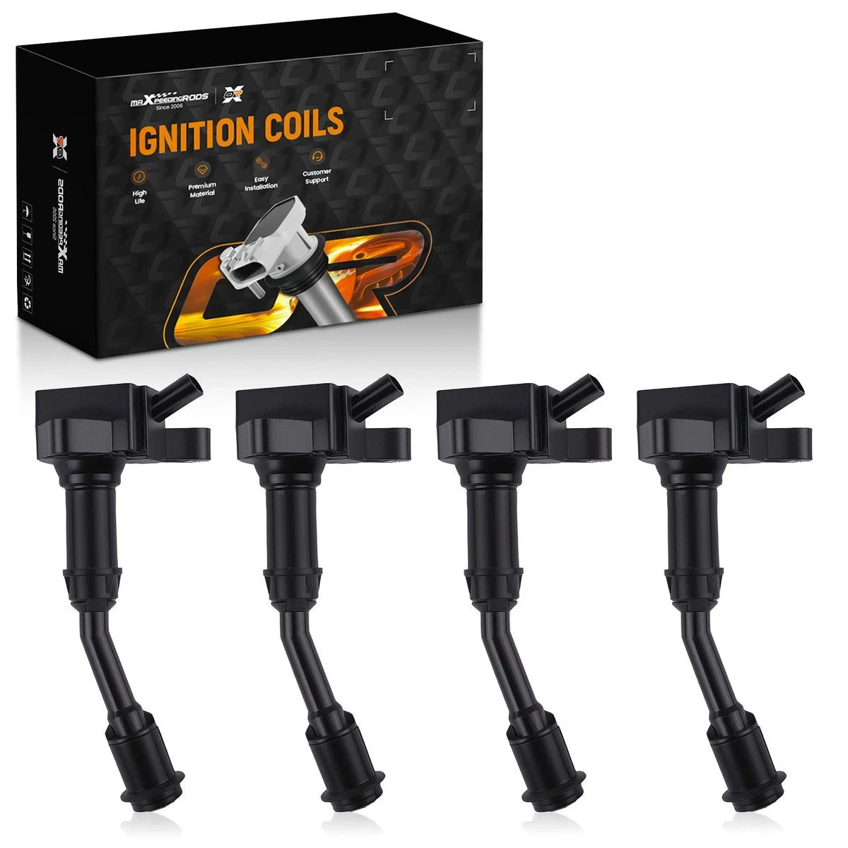 4X Ignition Coils Pack for Ford Escape Fusion 1.5L (2014–2020) DS7Z12029B UF-735