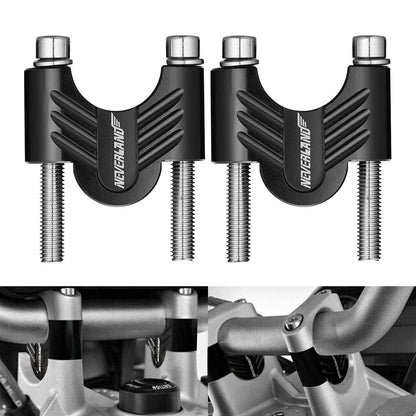 Motorcycle Handlebar Risers 28mm Mount Clamps for Pit Use