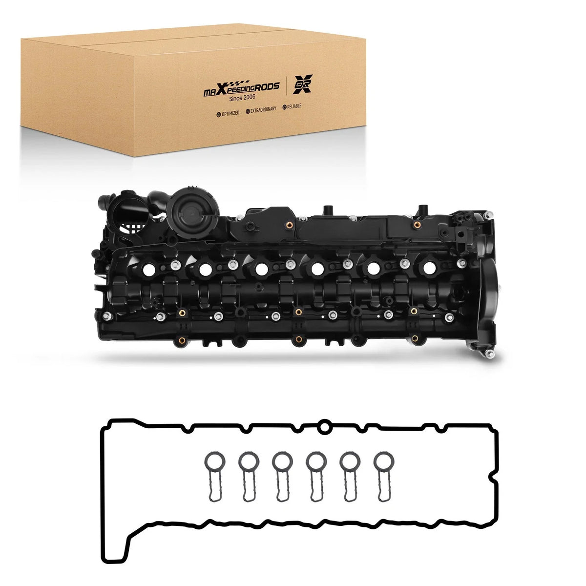 Valve Cover w/ Gasket for BMW Series 3 4 5 6 7 X3 X4 X5 X6 (E71 E72) 11128578811