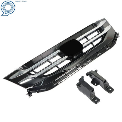 Upper Grille - Black Finish with Chrome Trim for Honda Odyssey 2014–2017