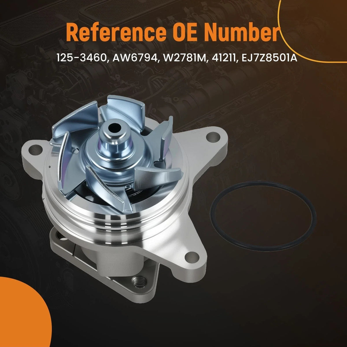 Coolant Water Pump for Ford Edge/Explorer 2.0L (2015–2019) EJ7Z8501A