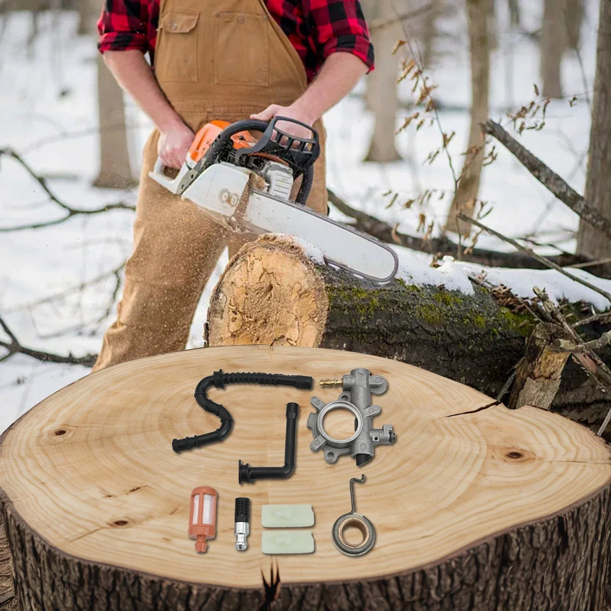 Chainsaw Gear Kit for Home Yard Tools (Compatible with )