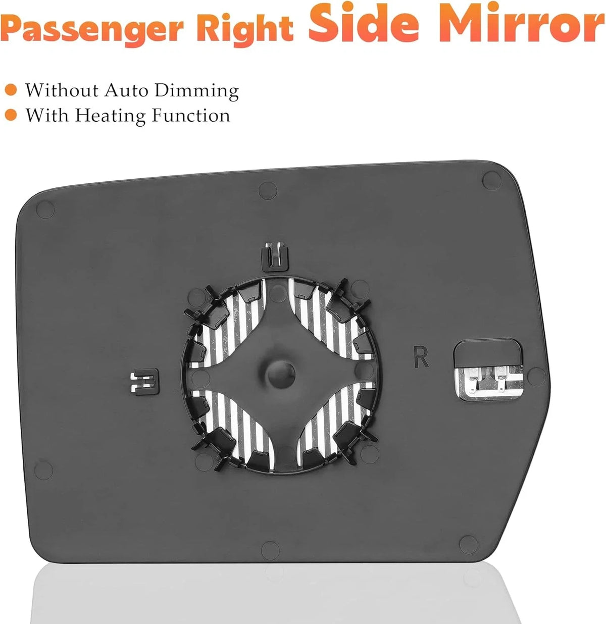 Right Side Heated Mirror Glass for Ford F-150 (2004–2014)