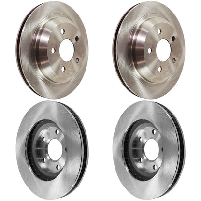 Front & Rear Brake Disc Rotors for Chevy Camaro Pontiac Firebird (1998–2002)