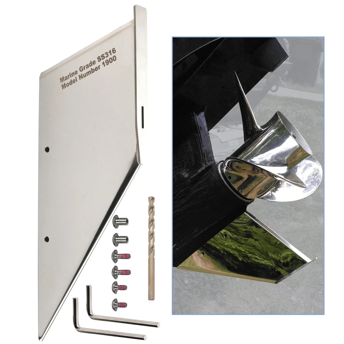 Skeg Guard Protector for Mercury Mercruiser Models Bravo I & III (1990–Present)