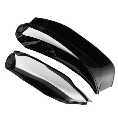 Front Headlight Lens Cover Pair for Audi A4 Quattro (2013-2015)