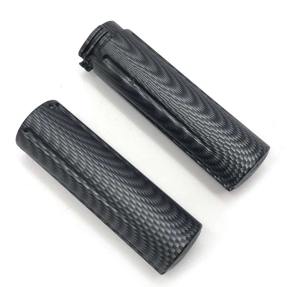 1" Grips for Harley Dyna Softail - Matte Carbon Finish