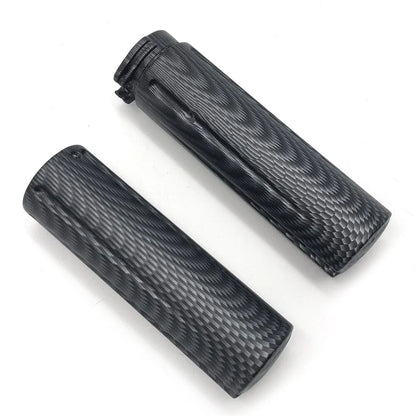 1" Grips for Harley Dyna Softail - Matte Carbon Finish