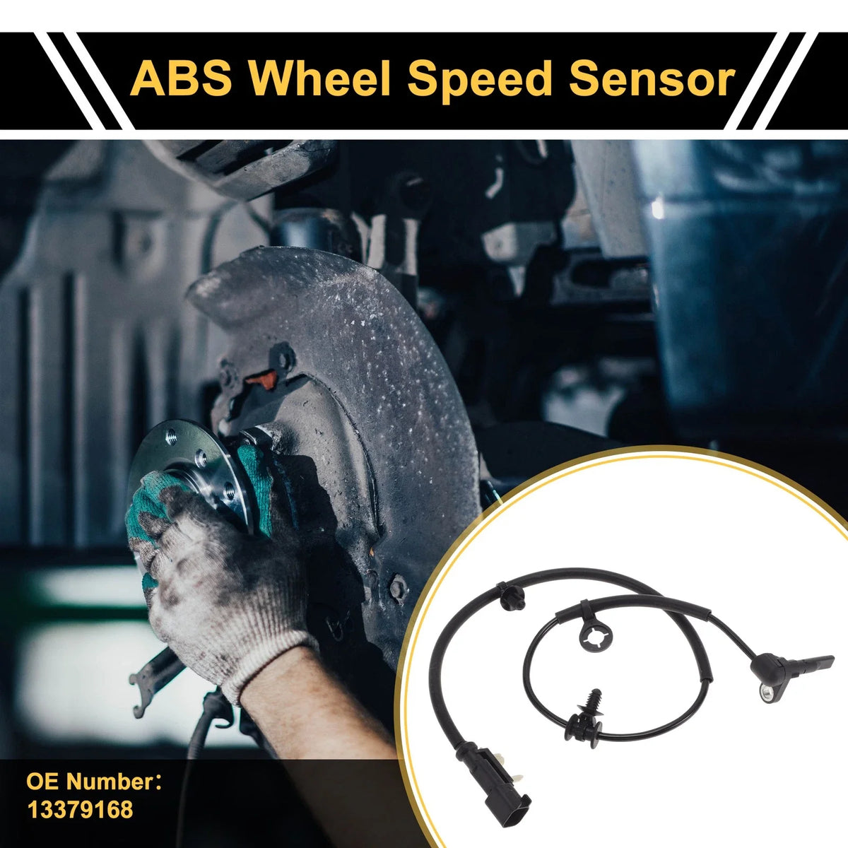 ABS Wheel Speed Sensor No. 13379168 for Buick Envision (2018–2020) Rear Left