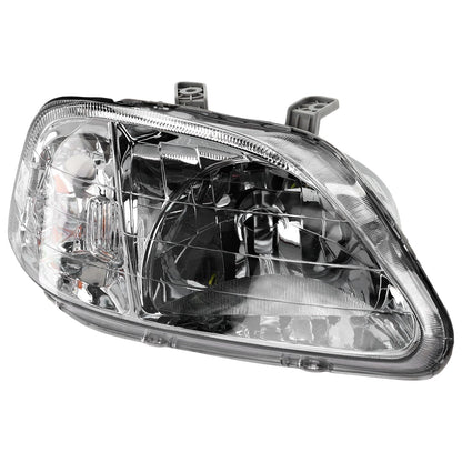 Right Headlight for Honda Civic (1999–2000) Halogen
