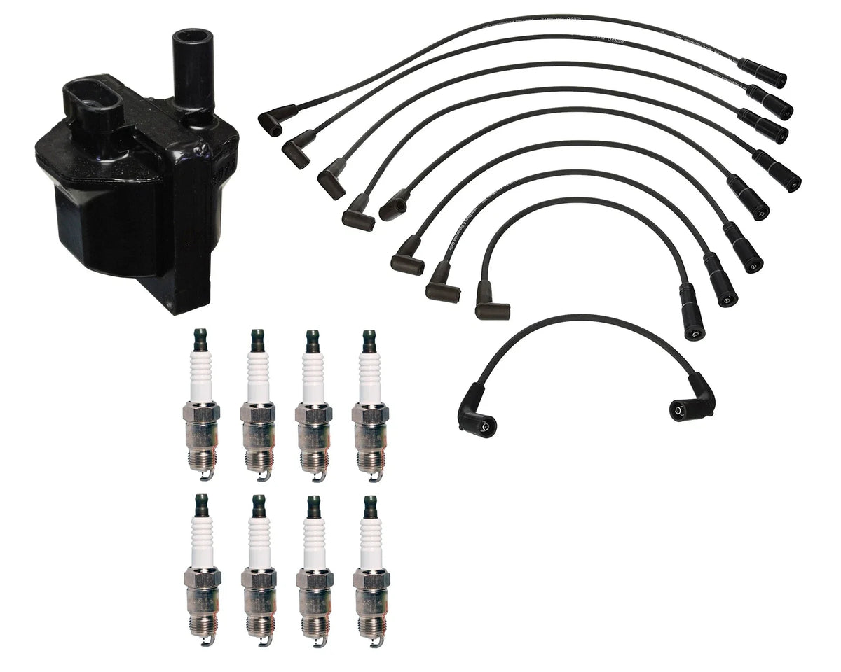 Denso Ignition Coil & Wire Set 8 Iridium TT Spark Plug Kit for GM Chevy (1999–2006)