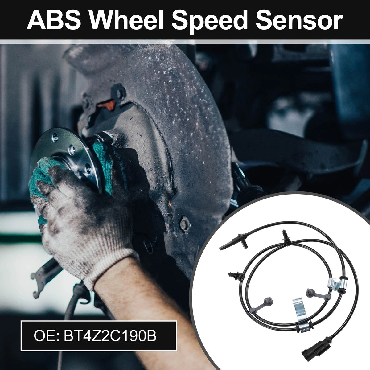 ABS Wheel Speed Sensor for Ford Edge (2011–2012) No.BT4Z2C190B