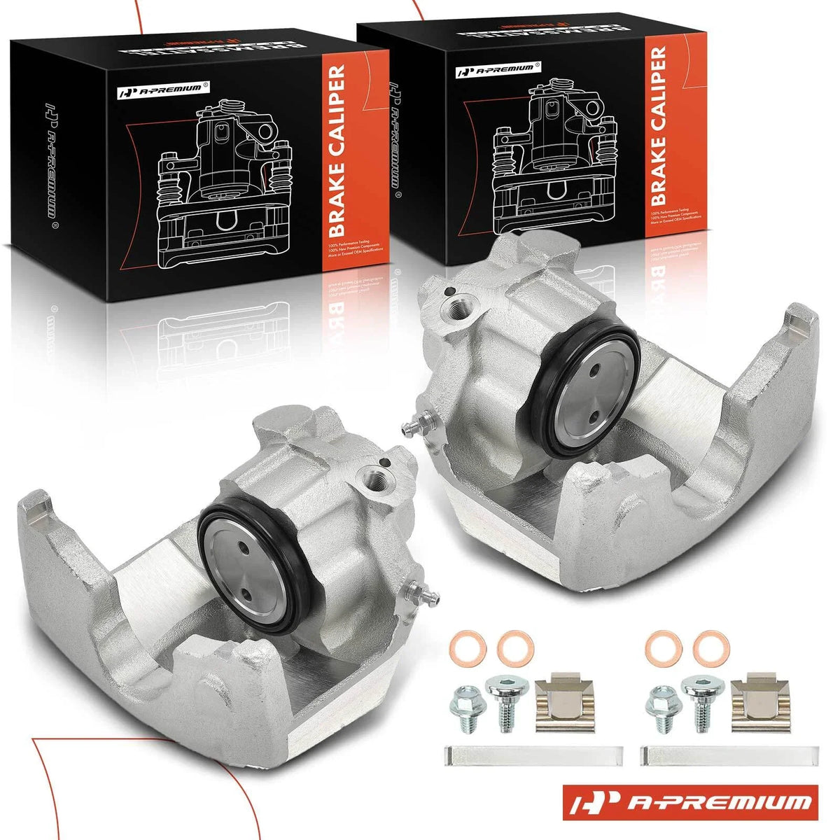 Pair Rear Brake Calipers for Ford Granada Lincoln Versailles (1975–1982)
