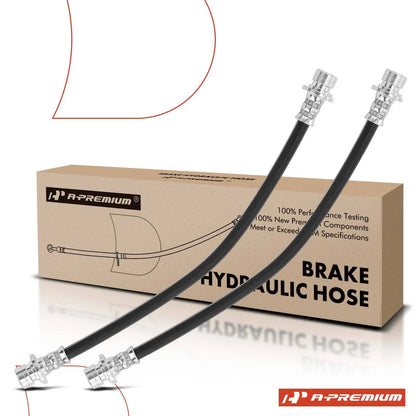 2X Front & Rear Brake Hydraulic Hose for Honda Civic (2001–2005)