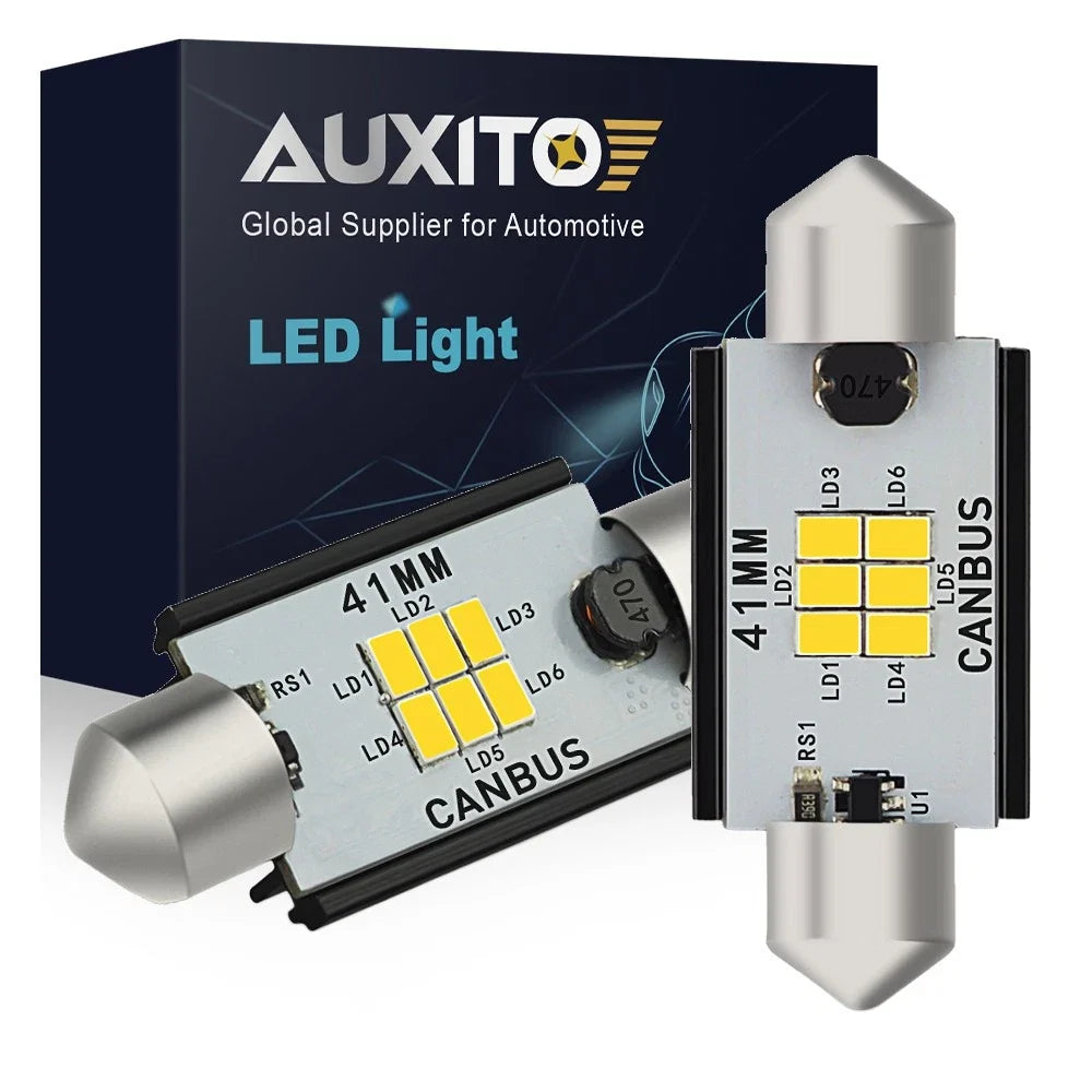 41MM Canbus LED Bulb Pair for Courtesy/Dome/Map Light (578 212-2 561)