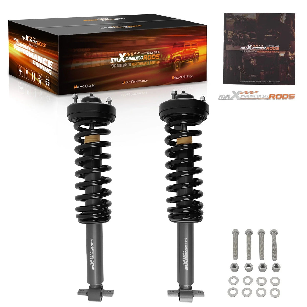 Loaded Suspension Lift Strut Kit for Ford F-150 4WD (2014–2025) 3" Front