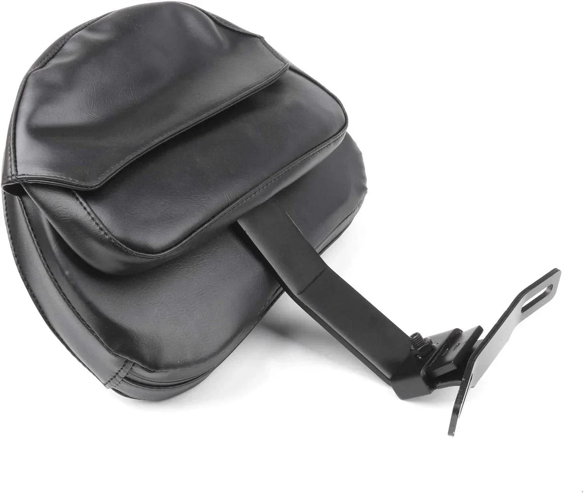 Backrest Pad for Driver - Black - 2007-2017 Harley FLSTF Heritage Softail
