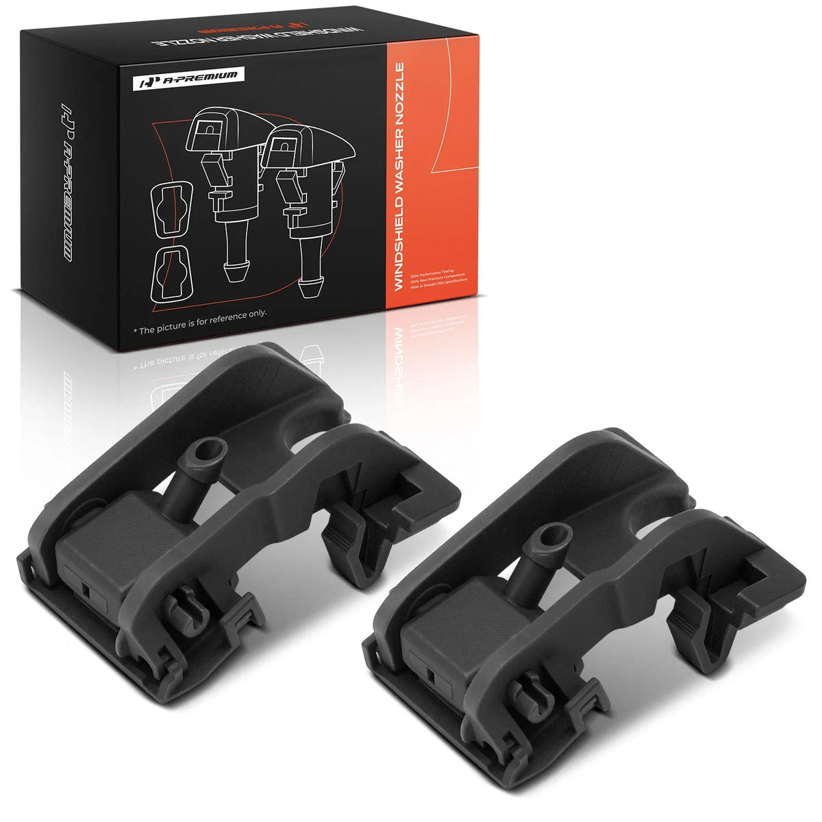 2X Front Windshield Washer Nozzle Jet for Subaru Tribeca (2006–2007)