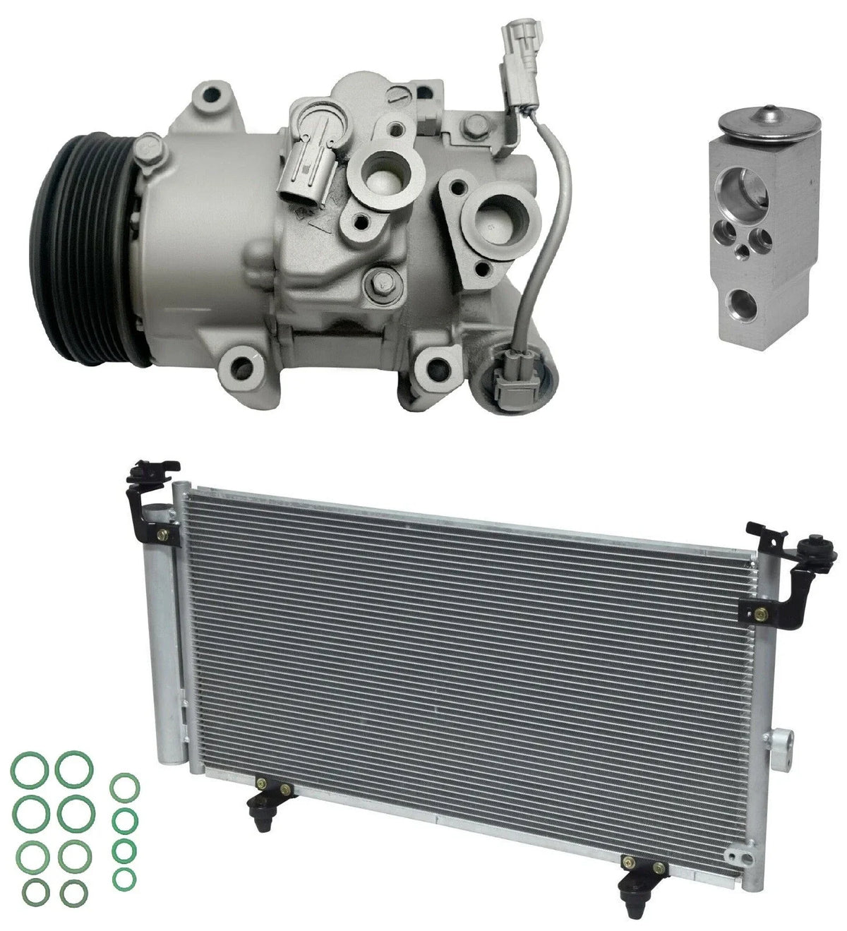 AC Compressor Kit With Condenser for Subaru Outback 2.5L (2013–2013)