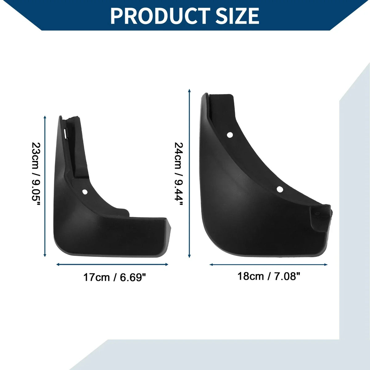 Mud Flaps for Mercedes-Benz A Class Hatchback (2019-2022) - Splash Guards